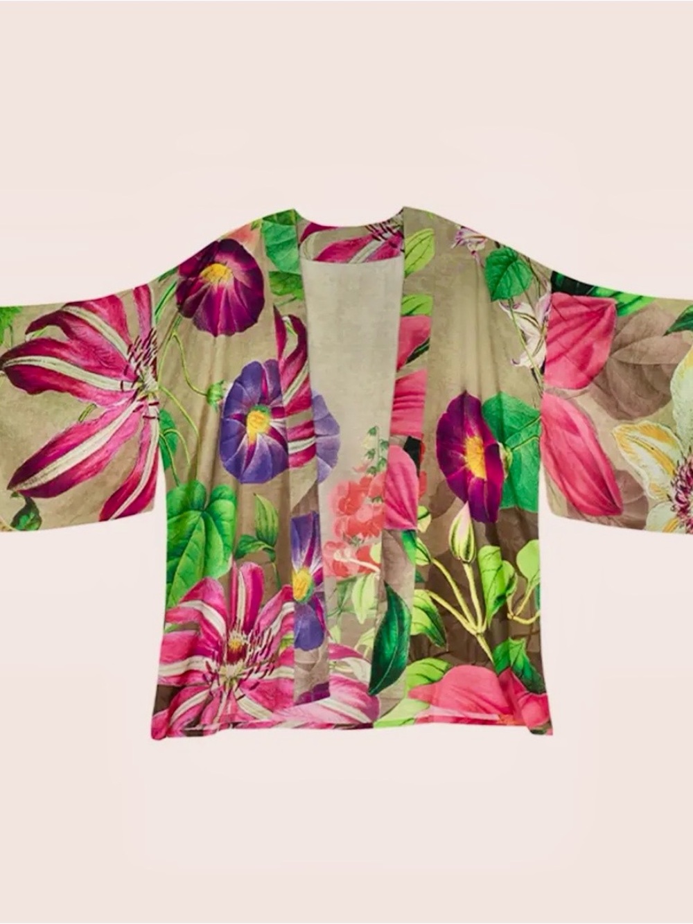 POWDER Oversized Botanicals Kimono Jacket